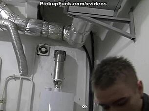 blonde cutie nails public fuck for cash, so hot! 🔥