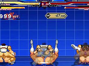 I-I love Chun-Li in this hentai scene with cumshot