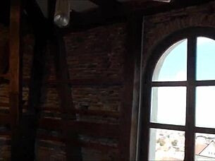 top view of sibiu romania from tourist spot