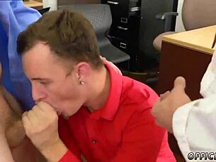 straight thugs get naked and suck teen boys' dicks in this gay movie