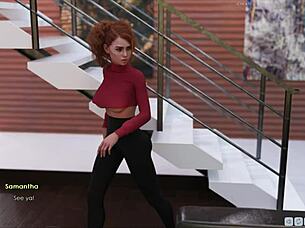 IN LUST ACADEMY, MILF SHOWS BIG TITS AND ASS