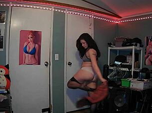 Catherine Grey in uniform sucks and fucks