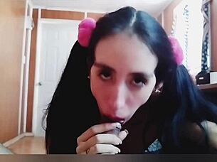 aviva rocks masturbates on unicorn