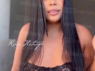 what curiosities does kriss hotwife reveal outdoors?