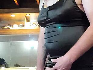 being naughty modeling dresses pt 6