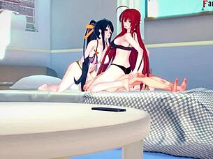 hs dxd ntr madness 3 trailer: watch full 1hr anime fantasy hentai movie on sheer fantasyking3