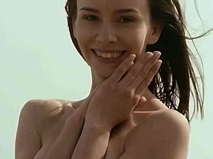 Adel Morel Poses Naked Showing Small Tits and Hot Ass