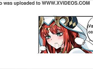 18 una flor que florece en el humo genshin impact comicdub espanol sin censura with shy characters