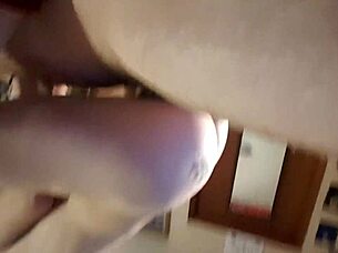 My latina freak licking big cock and ass