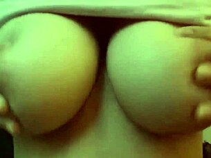 Amateurs show off their big tits and ass in homemade video