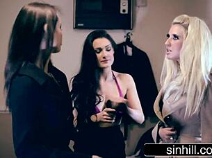 Big Dick Cop Teased by Smokin Hot Female