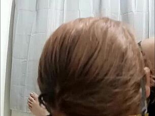 after school oral turns into deepthroat