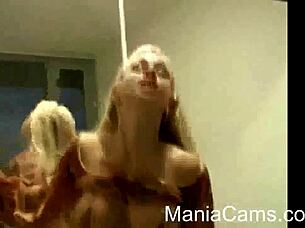 i watch two hot blondes strip big tits on webcam