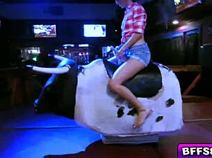 Sweet Hot Chicks Feel Pleasure From Big Hard Dick In Pussy