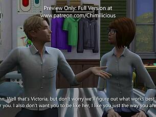 study time turns into hentai babe's sexy masturbation?