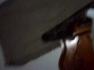 Homemade ebony Tammy displays her big black ass