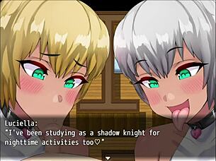 I-I mean, sisters suck prince's small cock in deepthroat error - ciella and luciella part 9