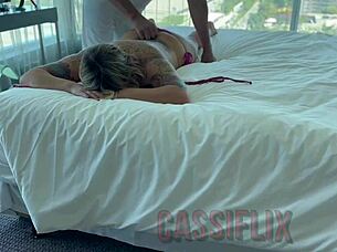 I went for a massage, but he ended up going down on my pussy, so wild!