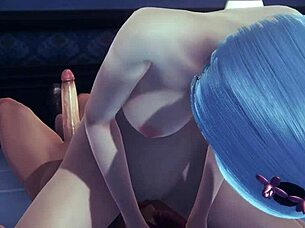 re zero hentai - rem gets hard sex - japanese asian manga anime film game porn