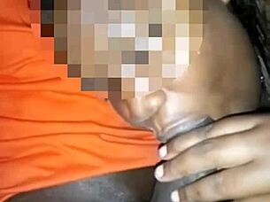 suckin his cock while hes driving pt 3 public fetish ebony outdoor deepthroat caribbean