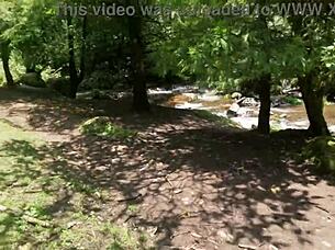 found this latina babe flashing in the forest with vibrator, she let me record! 😍