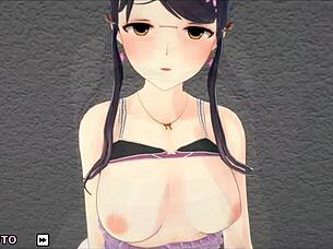 In The Special Harem Class, Violet Participates In Detailed Anime Scenes With Cartoon Characters In Classroom