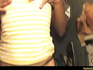 Intense Gloryhole Blowjob With Ebony Beauty