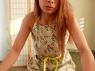 Watch this oiled beauty ride!