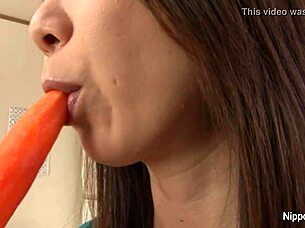 japanese woman enjoys solo time