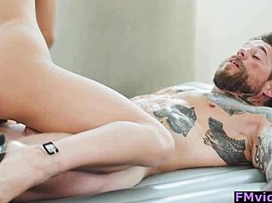 Gorgeous masseuse Abella Danger provides relaxing massage