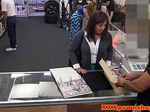 i saw the mature pawnee get screwed by the pawnbroker in doggystyle