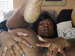 Naejae Boldly Seduces with Intense Strip Tease Leading to Powerful Squirt and Cumshot