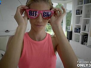 only3x brings sexy slim blonde missy luv outdoor fantasy