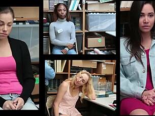 Busty Criminal Teen 18+ Sucks Guard's Big Cock