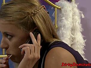 Lezdom Milf Dominates Sub's Asshole!