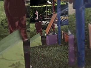 My stepcousin and I go to the park for secret activities 😏