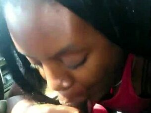 Ebony Deepthroat Sucking Monster Cock, Sloppy Blowjob Emotions