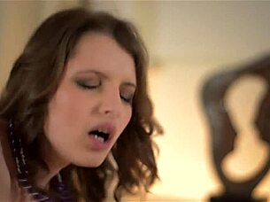 Rich slut fucks her step cousin without speaking a word.