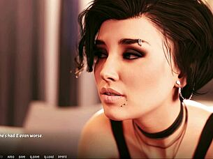 Getting Closer To Tattooed Hottie Jade In College Roleplay