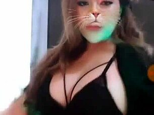 Big Asian Tits on Webcam Show