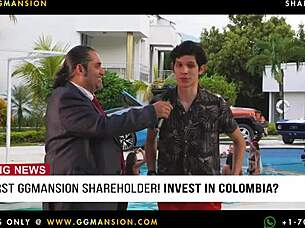 three latina girls suck a dildo like it's their own in a big ass threesome 😏