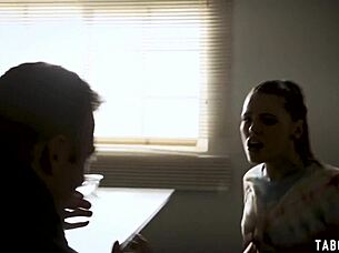 interrogation turns to rough threesome fisting adriana chechik