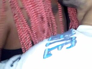 She gives a blowjob in the woods and swallows everything