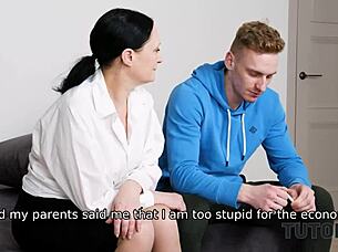 Older Teacher Fucks Horny Student!