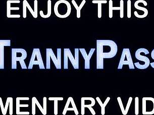 Big tits shemale gets roughly fucked