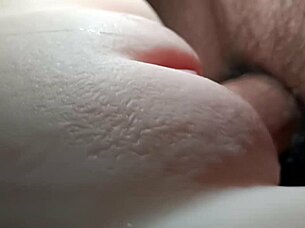 close-up of beautiful pussy having intense sex