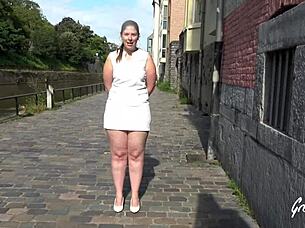 Is Alice getting excited for anal in the kitchen?