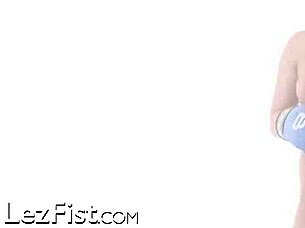 PETITE TEEN GETS DEEPLY FISTED BY FRIEND IN LESBIAN KISSING