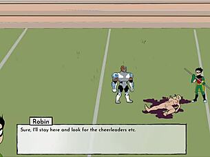 18titans episode 43 with raven and jinx in deep action