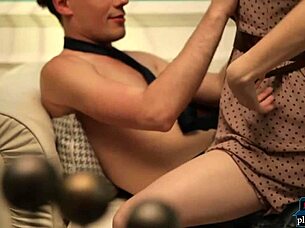 Spanish Ginger Teen 18+ Takes Control Over Him